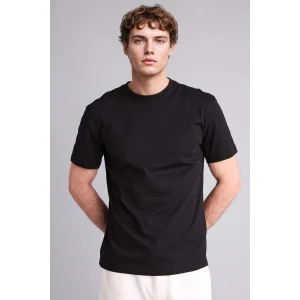 Defacto V7699AZBK81 Siyah NEW REGULAR FIT %100 Pamuk Basic Tişört