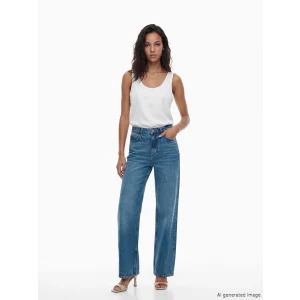 LCW Jeans İndigo Straight Fit Kadın Jean Pantolon