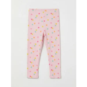 LCW Kids Pembe Puantiyeli Fitilli Kız Çocuk Tayt