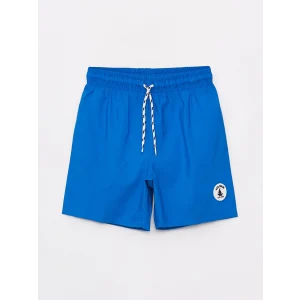 LCW Kids Mavi Hızlı Kuruyan UV Korumalı Erkek Çocuk Deniz Şortu