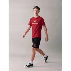 LCW Kids Siyah Galatasaray Baskılı Erkek Çocuk Şort