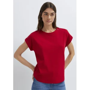 Mavi 1614177-86417 Bisiklet Yaka Kırmızı Basic Tişört