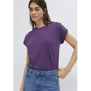 Mavi 1614177-70666 Bisiklet Yaka Mor Basic Tişört