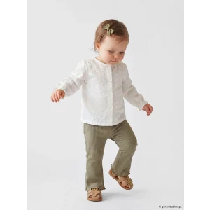 LCW baby Ekru Nakışlı Kız Bebek Takım