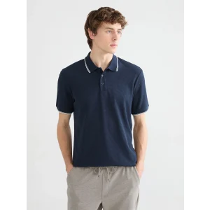 SOUTHBLUE Lacivert Polo Yaka Erkek Tişört