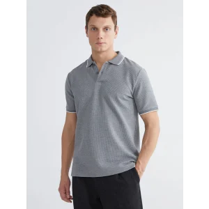 LCW Vision Gri Polo Yaka Erkek Tişört