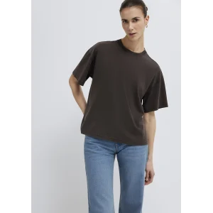 Mavi 1614313-70236 Kahverengi Basic Tişört