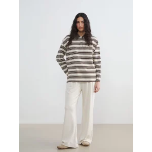LCW Modest Bej Beli Lastikli Soft Touch Kadın Eşofman Altı
