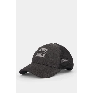 Defacto B7556AXNM40 Siyah Erkek Etiket Baskılı Jean Cap Şapka