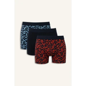 Defacto H3432AXNV135 Lacivert Regular Fıt 3lü Boxer