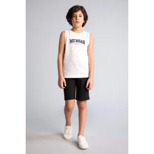 Defacto B5925A8BK27 Siyah Pike Şort Erkek Çocuk