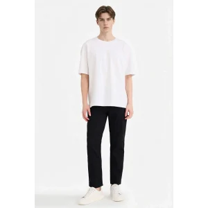 Defacto E6111AXNM40 Siyah Sergio Regular Fit Jean Pantolon