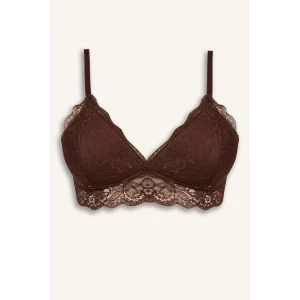 Defacto D7843AXBN318 Kahve Dantelli Kaplı Pedli Balensiz Bralet