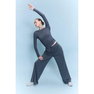 Defacto D7128AXAR126 Antrasit Wıde Leg Geniş Paça Standart Boy Modal Sporcu Pantolon