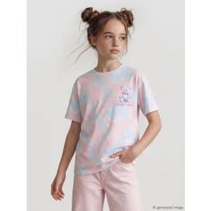 LCW Kids Karışık Baskılı Kız Çocuk Tişört
