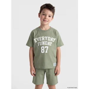LCW Kids Yeşil Baskılı Erkek Çocuk Takım