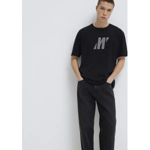 Mavi 0613092-900 Mavi Pro Logo Reflektör Detaylı Siyah Tişört