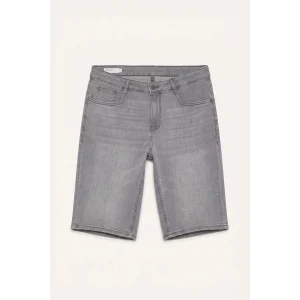 Defacto G8664AXNM55 Gri Regular Fıt Jean Bermuda Şort