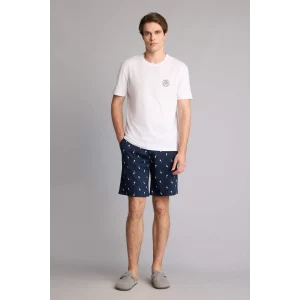 Defacto H5764AXWT34 Beyaz Regular Fıt Kısa Kollu 2li Pijama Takım