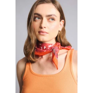 Defacto A0824AXRD106 Kırmızı Kadın Desenli Pamuklu Bandana
