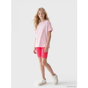 LCW Kids Fuşya Kız Çocuk Basic Kısa Tayt