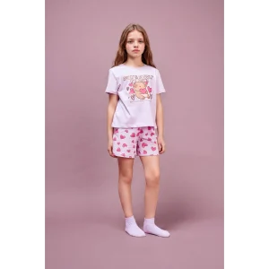 Defacto H8359A8PN256 Pembe Regular Fıt 2li Pijama Takımı Kız Çocuk