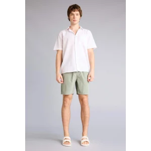 Defacto E0993AXKH440 Haki Regular Fit Kısa Boy Yumuşak Tuşeli Deniz Şortu