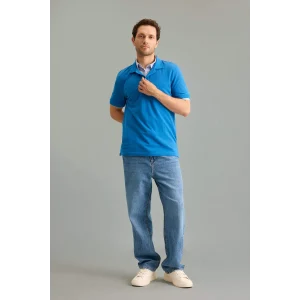 Defacto G8470AXNM28 Mavi %100 Pamuk Baggy Fıt Jean Pantolon