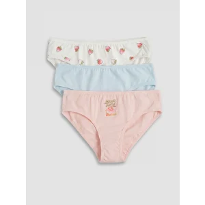 LCW Kids Pembe Kız Çocuk Külot 3lü