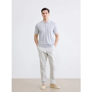 LCWAIKIKI Classic Bej Slim Fit Gabardin Erkek Chino Pantolon