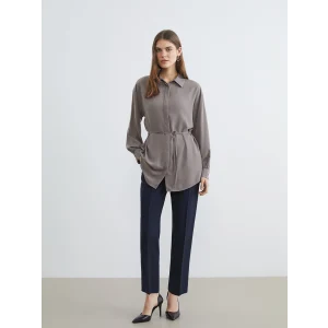 LCW Modest Lacivert Beli Lastikli Havuç Kesim Kadın Pantolon