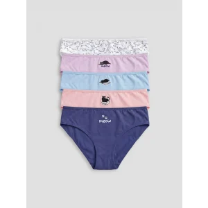 LCW Young Ekru Baskılı Bikini Külot 5li