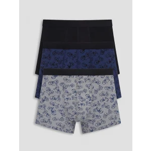 LC WAIKIKI Gri Pamuklu Esnek Erkek Boxer 3lü