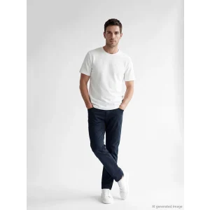 LCWAIKIKI Classic Lacivert Regular Fit Gabardin Erkek Chino Pantolon