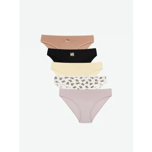 LCW Young Bej Desenli Bikini Külot 5li