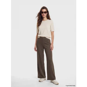 LCW Modest Kahverengi Beli Lastikli Soft Touch Kadın Eşofman Altı