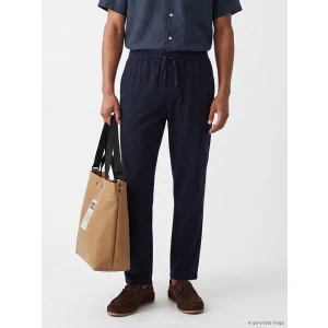 LCW Vision Lacivert Regular Fit Keten Karışımlı Erkek Pantolon