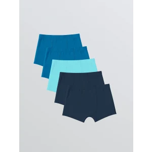 LCW Kids Lacivert Basic Erkek Çocuk Boxer 5li