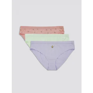 LCW Young Pembe Baskılı Bikini Külot 3lü