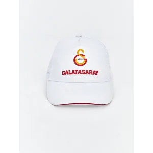 LCW ACCESSORIES Beyaz Galatasaray Nakışlı Erkek Çocuk Kep Şapka