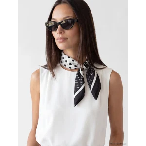 LCW ACCESSORIES Siyah Desenli Kadın Fular