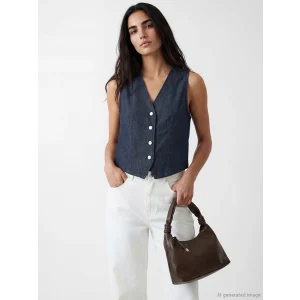 LCW ACCESSORIES Kahverengi Deri Görünümlü Kadın Omuz Çantası