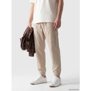 XSIDE Gri Regular Fit Poplin Erkek Jogger Pantolon