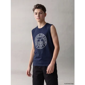 LCW Kids Lacivert Bisiklet Yaka Fenerbahçe Baskılı Erkek Çocuk Atlet
