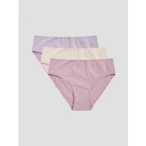 LCW DREAM Lila Düz Bikini Külot 3lü