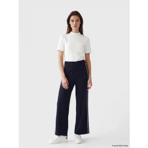 LCW Modest Lacivert Şeritli Soft Touch Kadın Eşofman Altı