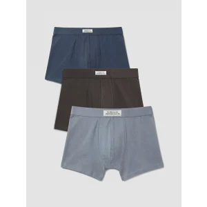 LC WAIKIKI İndigo Pamuklu Esnek 3lü Erkek Boxer