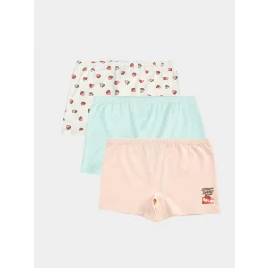 LCW Kids Pembe Kız Çocuk Boxer 3lü