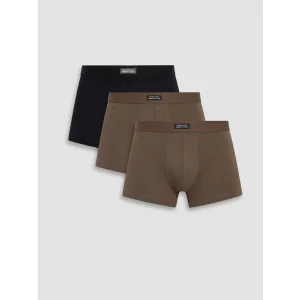 LC WAIKIKI Kahverengi Pamuklu Esnek Erkek Boxer 3lü