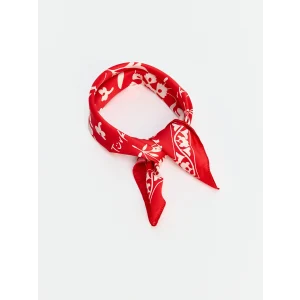 LCW ACCESSORIES Kırmızı Desenli Kadın Fular